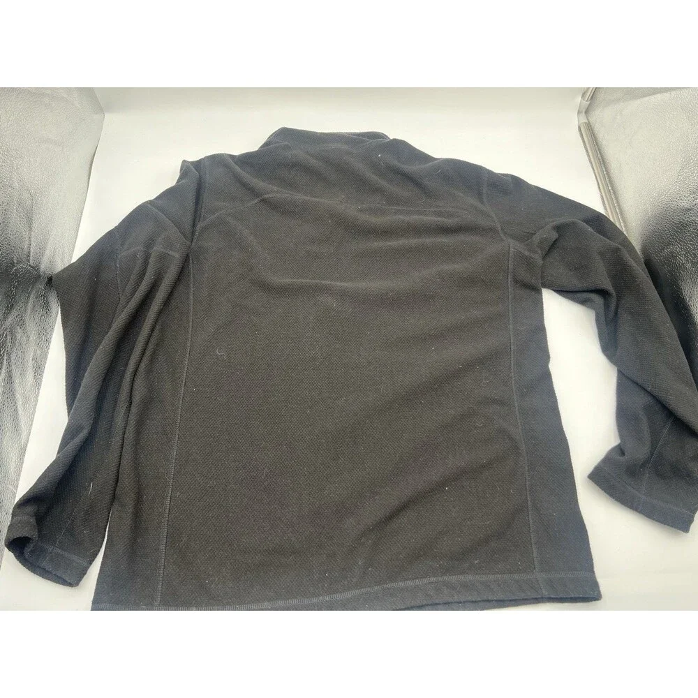 The North Face Men's Full-Zip Fleece Jacket Black Size Large Outdoor Layer